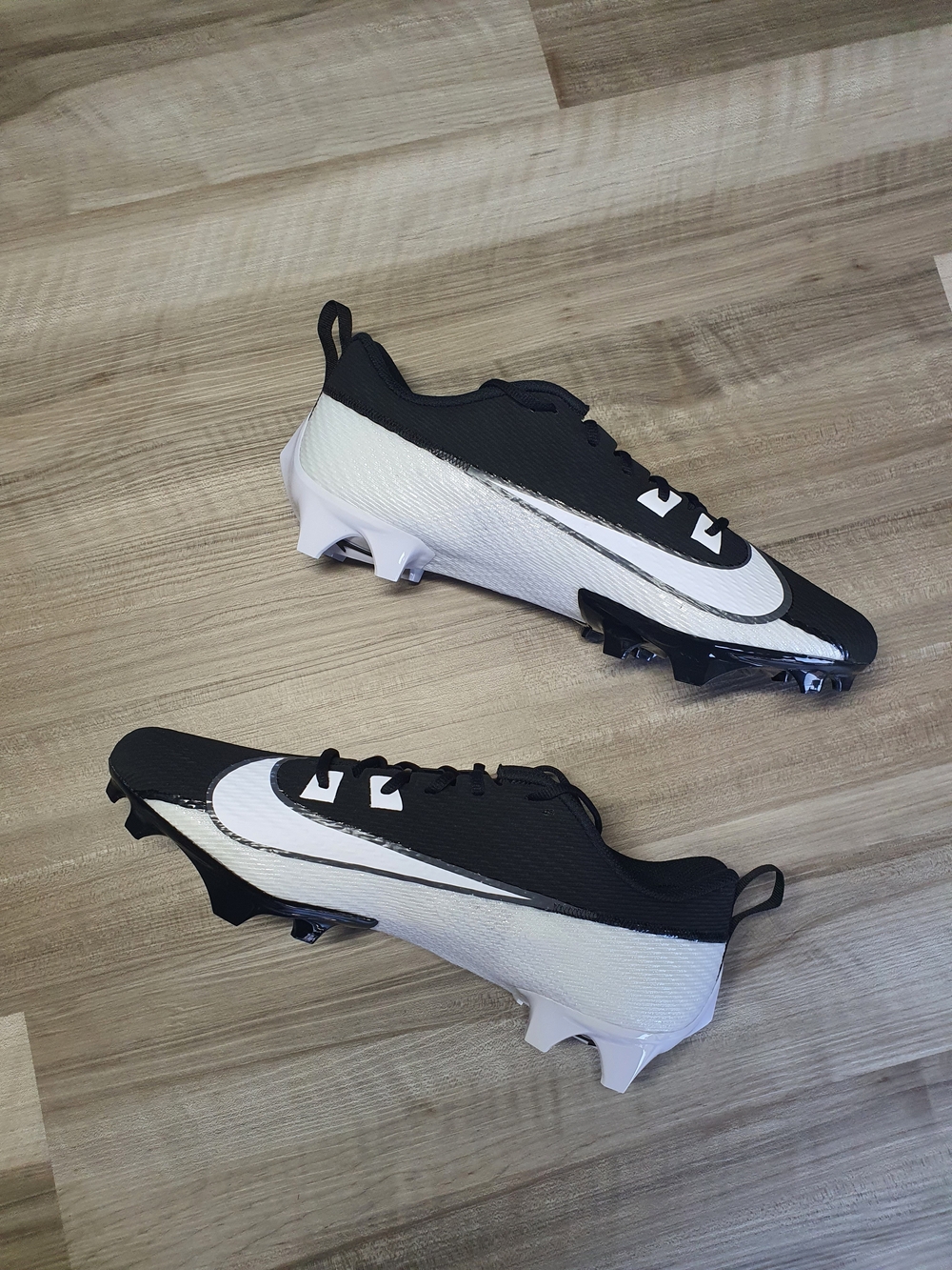 Nike Vapor Edge Speed 360 2 Football Cleats Black White Men's Size 13.5 New